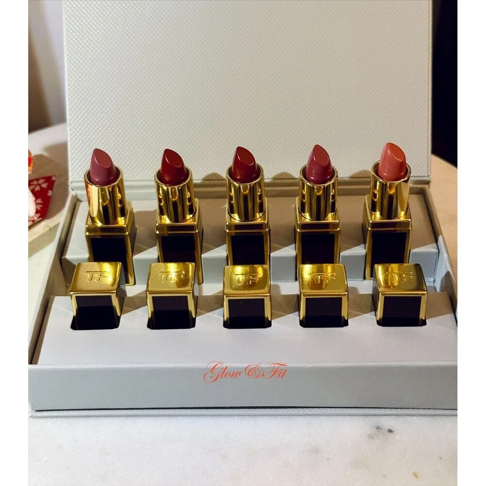 Tom Ford Lip Color Mini Deluxe 5 Piece Set- Color 04 16 80 03 01 New in Box